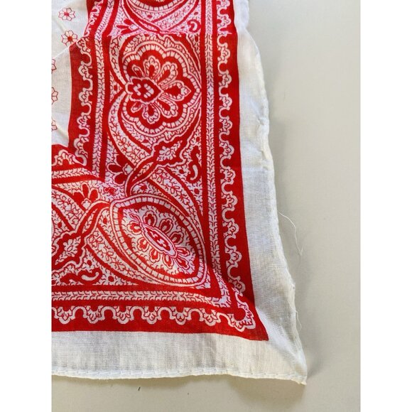 Vintage Yves Saint Laurent 18" Handkerchief Scarf YSL Floral Neckerchief Bandana - Picture 11 of 13